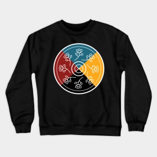 Mashkiki Ditibinigan Medicine Wheel with Flowers WAWEZHI CANADA Crewneck Sweatshirt